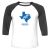 Unisex 3/4 Baseball Tee