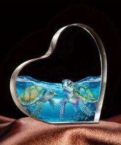 Blue Marine Life Acrylic Desktop Decoration
