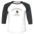 Unisex 3/4 Baseball Tee