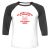Unisex 3/4 Baseball Tee