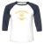 Unisex 3/4 Baseball Tee