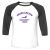 Unisex 3/4 Baseball Tee