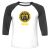 Unisex 3/4 Baseball Tee