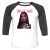 Unisex 3/4 Baseball Tee