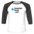 Unisex 3/4 Baseball Tee