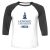Unisex 3/4 Baseball Tee