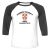 Unisex 3/4 Baseball Tee