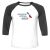 Unisex 3/4 Baseball Tee