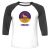 Unisex 3/4 Baseball Tee