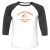 Unisex 3/4 Baseball Tee