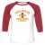 Unisex 3/4 Baseball Tee