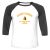 Unisex 3/4 Baseball Tee
