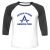 Unisex 3/4 Baseball Tee