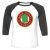Unisex 3/4 Baseball Tee
