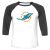 Unisex 3/4 Baseball Tee