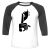 Unisex 3/4 Baseball Tee