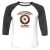 Unisex 3/4 Baseball Tee