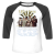 Unisex 3/4 Baseball Tee