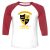 Unisex 3/4 Baseball Tee