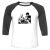 Unisex 3/4 Baseball Tee