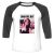 Unisex 3/4 Baseball Tee