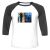 Unisex 3/4 Baseball Tee