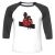 Unisex 3/4 Baseball Tee