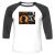 Unisex 3/4 Baseball Tee