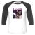 Unisex 3/4 Baseball Tee