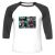 Unisex 3/4 Baseball Tee