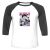 Unisex 3/4 Baseball Tee