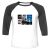 Unisex 3/4 Baseball Tee