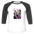 Unisex 3/4 Baseball Tee