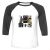 Unisex 3/4 Baseball Tee