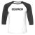 Unisex 3/4 Baseball Tee