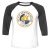 Unisex 3/4 Baseball Tee