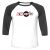 Unisex 3/4 Baseball Tee