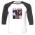 Unisex 3/4 Baseball Tee