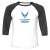 Unisex 3/4 Baseball Tee