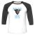 Unisex 3/4 Baseball Tee