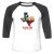 Unisex 3/4 Baseball Tee