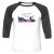 Unisex 3/4 Baseball Tee