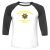 Unisex 3/4 Baseball Tee