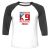 Unisex 3/4 Baseball Tee