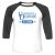 Unisex 3/4 Baseball Tee