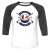 Unisex 3/4 Baseball Tee