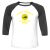 Unisex 3/4 Baseball Tee