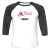 Unisex 3/4 Baseball Tee