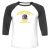 Unisex 3/4 Baseball Tee