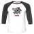 Unisex 3/4 Baseball Tee